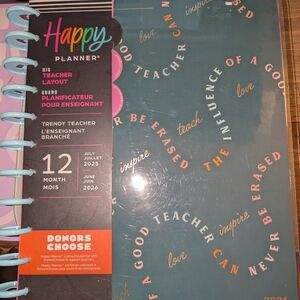 ♥️New Happy Planner Trendy Teacher 12-Month Dated Planner July 2025-June 2026